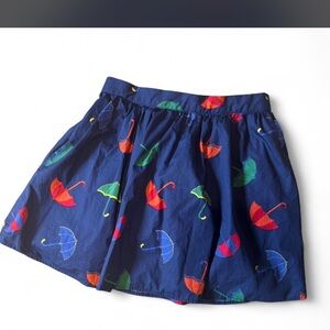 ModCloth  mini/midi skirt with whimsical umbrella.